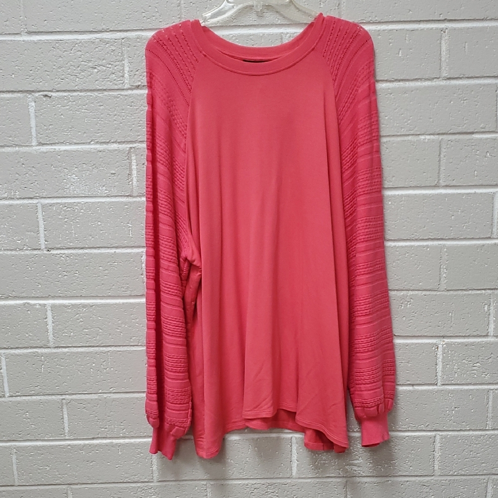 3/$20 Women's Pink Long Sleeve Top